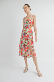 Spaghetti Strap Midi Dress I ABHD4561