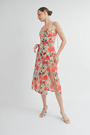 Spaghetti Strap Midi Dress I ABHD4561