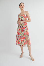 Spaghetti Strap Midi Dress I ABHD4561