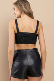 Pleats Wrap Skort / S#ABHB0103