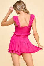 Load image into Gallery viewer, SMOCKED CROP TOP | ABHT0122 | IN STOCK
