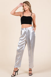 Metallic Trouser I ABJB7503 I SHIP 09/25/24