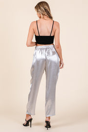 Metallic Trouser I ABJB7503 I SHIP 09/25/24