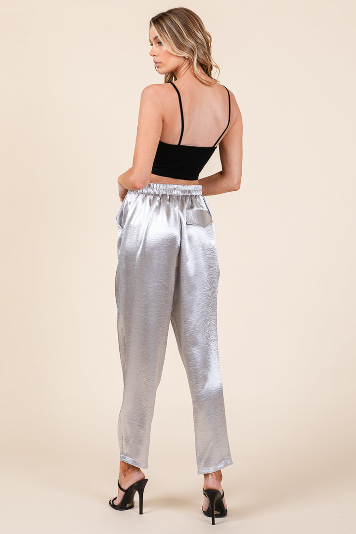Metallic Trouser I ABJB7503 I SHIP 09/25/24