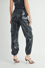 Leather Cargo Pants I ABJB7562