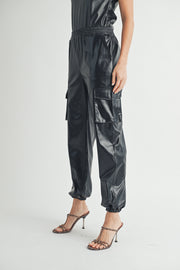 Leather Cargo Pants I ABJB7562