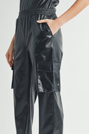 Leather Cargo Pants I ABJB7562