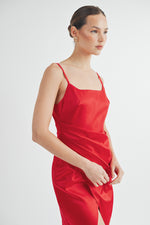 Load image into Gallery viewer, Satin Cami Midi Dress I ABJD7521 I SHIP 09/25/24
