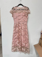 Floral Mesh Midi-Dress I ABJD7569 I SHIP 09/18/24