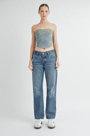 Denim Foil Top I ABJT7523