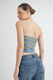 Denim Foil Top I ABJT7523