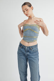 Denim Foil Top I ABJT7523