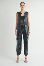 Load image into Gallery viewer, Faux Leather Bodysuit | ABJT7525 | ETA:TBD
