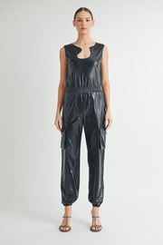 Faux Leather Bodysuit | ABJT7525 | ETA:TBD