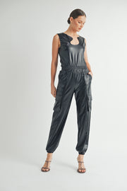 Faux Leather Bodysuit | ABJT7525 | ETA:TBD