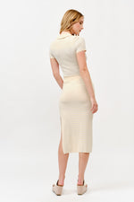 Load image into Gallery viewer, Classic Checkered Knit Two-Piece Set I ABJT7531 I WHITE I SHIP 05/15/25
