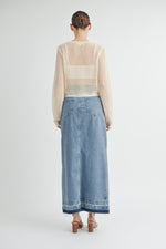 Load image into Gallery viewer, Tie Front Crochet Cropped Cardigan I ABJT7545 I SHIP 08/28/24
