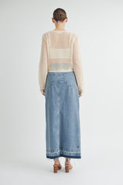 Tie Front Crochet Cropped Cardigan I ABJT7545 I SHIP 08/28/24