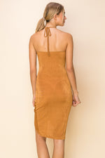 Load image into Gallery viewer, Cutout Ruched Dress / S#ABMD0608
