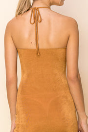 Cutout Ruched Dress / S#ABMD0608