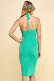 Cutout Ruched Dress / S#ABMD0608