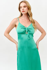 Load image into Gallery viewer, Front Tie Midi Dress  / S#ABMD0642
