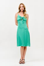 Load image into Gallery viewer, Front Tie Midi Dress  / S#ABMD0642
