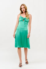 Load image into Gallery viewer, Front Tie Midi Dress  / S#ABMD0642
