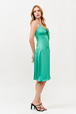 Load image into Gallery viewer, Front Tie Midi Dress  / S#ABMD0642

