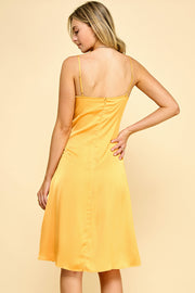 Front Tie Midi Dress  / S#ABMD0642