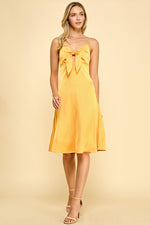 Load image into Gallery viewer, Front Tie Midi Dress  / S#ABMD0642
