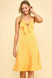 Front Tie Midi Dress  / S#ABMD0642