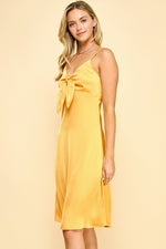 Load image into Gallery viewer, Front Tie Midi Dress  / S#ABMD0642
