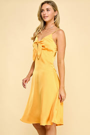 Front Tie Midi Dress  / S#ABMD0642