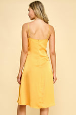 Load image into Gallery viewer, Front Tie Midi Dress  / S#ABMD0642
