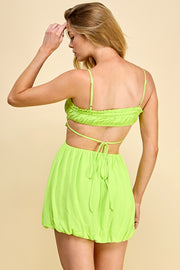 Bubble Mini Dress / S#ABND0606