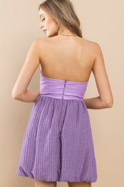 Faux Leather Bustier Mini Dress I ABND0668 I SHIP 09/28/24