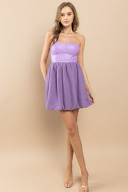 Faux Leather Bustier Mini Dress I ABND0668 I SHIP 09/28/24