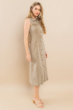 Load image into Gallery viewer, Classic Button Down Collar Dress I ABND0691 I SHIP 10/03/24
