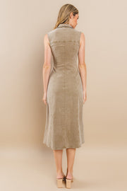 Classic Button Down Collar Dress I ABND0691 I SHIP 10/03/24