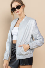 Load image into Gallery viewer, Metallic Bomber Bomber I ABNJ0607 I SHIP 10/03/24
