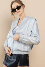 Load image into Gallery viewer, Metallic Bomber Bomber I ABNJ0607 I SHIP 10/03/24
