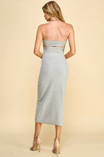 Load image into Gallery viewer, Front Cutout Knit Midi Dress I ABNS0623

