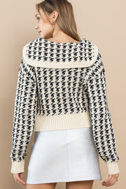 Sherpa Half Zip Up Crop Sweater I ABNS0625 I SHIP 10/03/24
