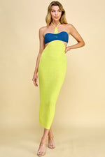 Load image into Gallery viewer, Cutout Halter Neck Sweater Dress / S#ABNS0636
