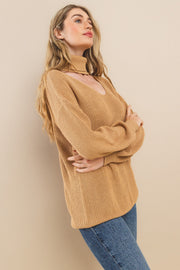 Cable Long Sleeves Sweater I ABNS0673 I SHIP 10/03/24