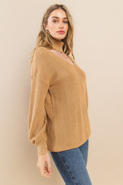 Cable Long Sleeves Sweater I ABNS0673 I SHIP 10/03/24