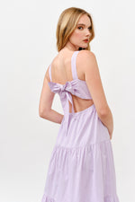 Load image into Gallery viewer, Cotton Poplin Tiered Midi  Dress |  ABSD7530
