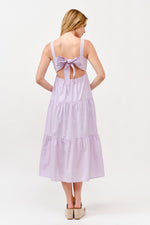 Load image into Gallery viewer, Cotton Poplin Tiered Midi  Dress |  ABSD7530

