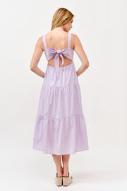 Cotton Poplin Tiered Midi  Dress |  ABSD7530